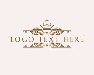Wreath - Royal Fashion Wreath logo design