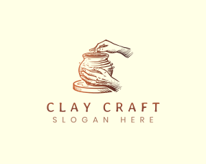 Clay - Hand Clay Pot Pottery logo design