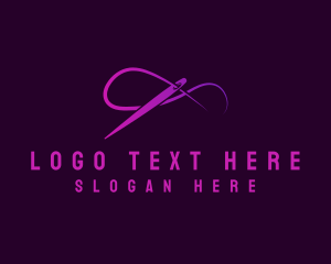 Needle - Tailoring Fashion Needle logo design