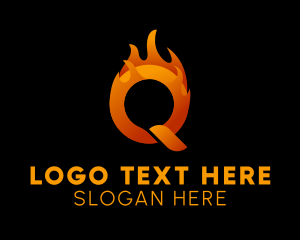 Generic - Heating Letter Q logo design