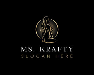 Erotic - Sexy Woman Body logo design