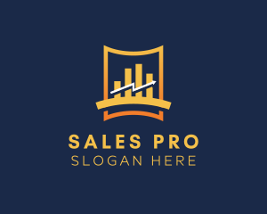 Sales - Sales Chart Arrow logo design
