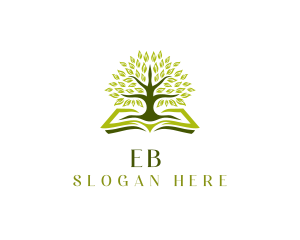 Bookstore - Tree Education Book logo design