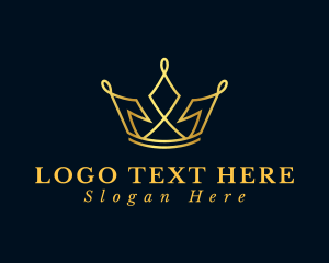 Gold - Luxury Royal Crown logo design