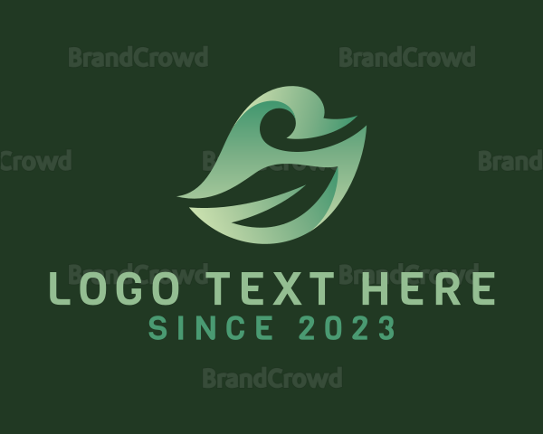 Gardening Leaf Letter S Logo
