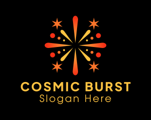 Starburst - Starry Fireworks Explosion logo design