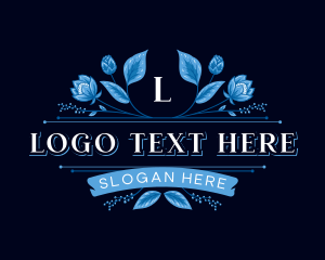 Boutique - Elegant Floral Fashion logo design