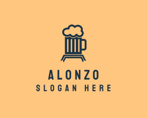 Alcohol Beer Mug  logo design