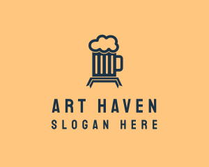 Alcohol Beer Mug  logo design