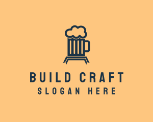 Alcohol Beer Mug  logo design