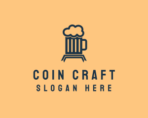 Alcohol Beer Mug  logo design