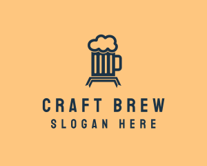 Beer - Alcohol Beer Mug logo design