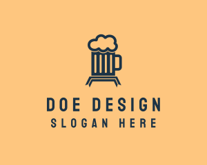 Alcohol Beer Mug  logo design