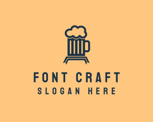 Alcohol Beer Mug  logo design