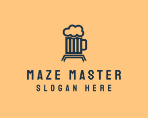 Alcohol Beer Mug  logo design