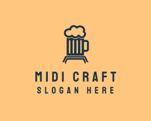 Alcohol Beer Mug  logo design