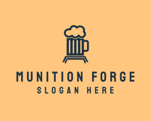 Alcohol Beer Mug  logo design