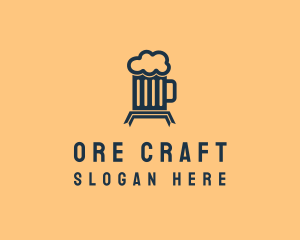 Alcohol Beer Mug  logo design