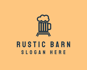 Alcohol Beer Mug  logo design