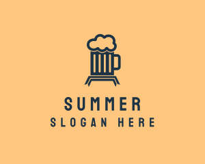 Alcohol Beer Mug  logo design