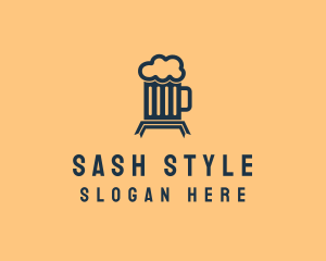 Alcohol Beer Mug  logo design