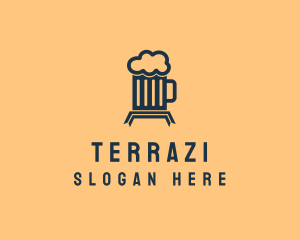 Alcohol Beer Mug  logo design