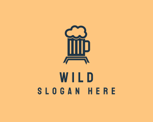 Alcohol Beer Mug  logo design