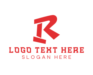 Initial - Modern Generic Letter R logo design