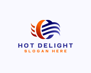 Cool Warm Ventilation logo design