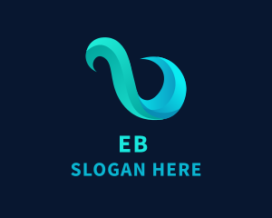 Blue Infinity Loop Logo