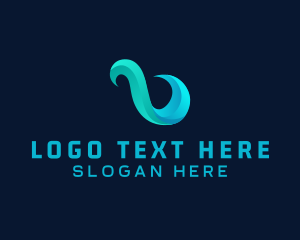 Corporation - Blue Infinity Loop logo design