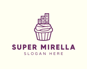 Skyscraper - Urban Cupcake Bakery logo design