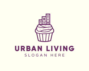 Urban Cupcake Bakery logo design