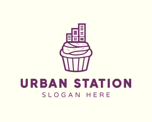 Urban Cupcake Bakery logo design