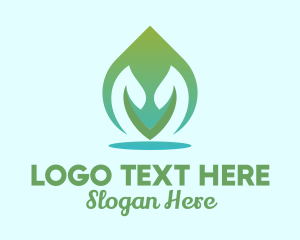 Lifestyle - Organic Leaf Spa logo design