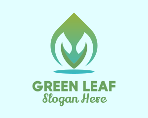 Organic Leaf Spa  logo design