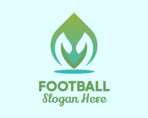 Yoga - Organic Leaf Spa logo design