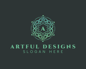 Mandala Pattern Boutique logo design