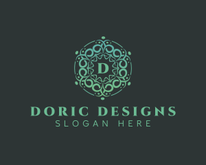 Mandala Pattern Boutique logo design