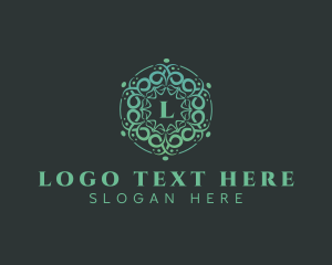 Mandala Pattern Boutique Logo