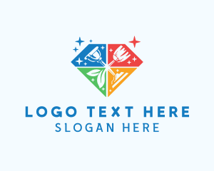Plunger - Sparkling Cleaning Tools logo design