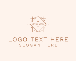 Boutique - Geometric Construction Badge logo design