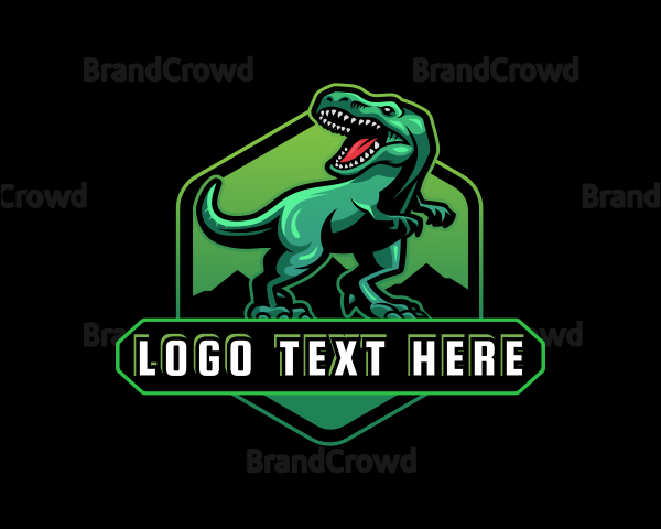 Trex  Dinosaur Predator Logo