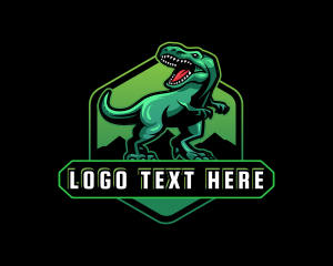 Allosaurus - Trex  Dinosaur Predator logo design