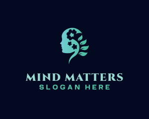 Neurological - Eco Health Mental logo design