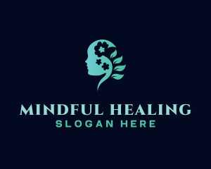 Therapist - Eco Health Mental logo design