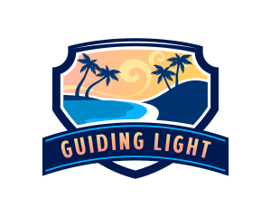 Beach Resort Vacation logo design