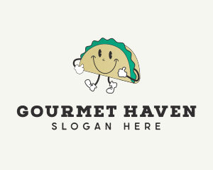 Happy Taco Restaurant  logo design