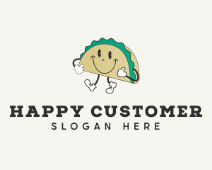 Happy Taco Restaurant  logo design