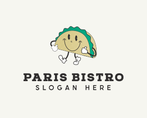 Happy Taco Restaurant  logo design